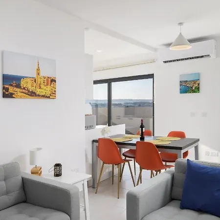 Modern 2 Bedroom Penthouse With Huge Terrace And Sea Views - 2 Mins From Sea - Qawra St. Paul's Bay Exterior photo